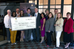 Erie Community Foundation Members presenting grant check to LECOM School of Dental Medicine Patient Directors and Members