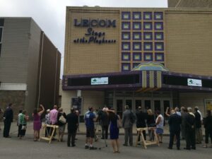 The Erie Playhouse unveils new signage for the LECOM Stage at the Playhouse.