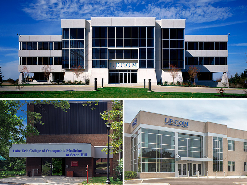 LECOM Erie, Seton Hill & Elmira